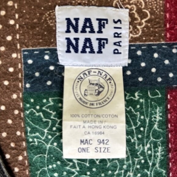Vintage Naf Naf Vest - One Size, Unisex, patchwork design - Picture 7 of 7